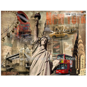 Stretched NEW YORK Statue of Liberty Canvas Printing
